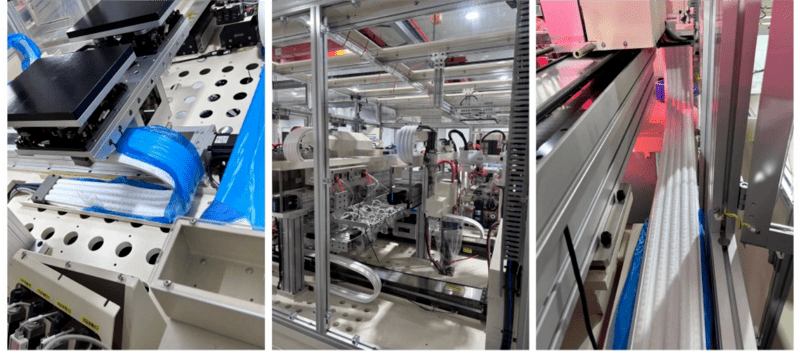 半導體芯片、光學玻璃、鏡頭鏡片等高精尖產品進行視覺檢測并除塵